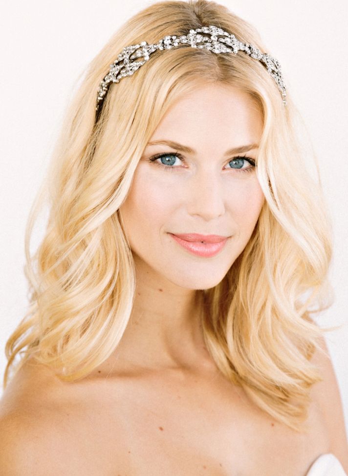 Art Deco bridal headband