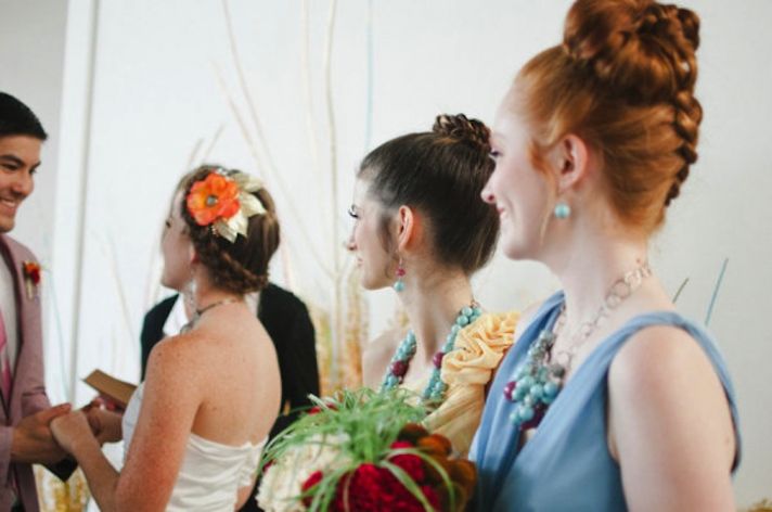 Braided wedding updos times three