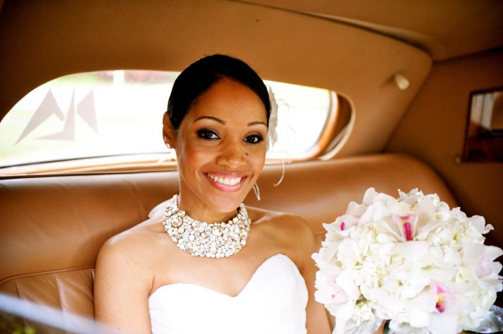Statement wedding jewelry crystal bib necklace
