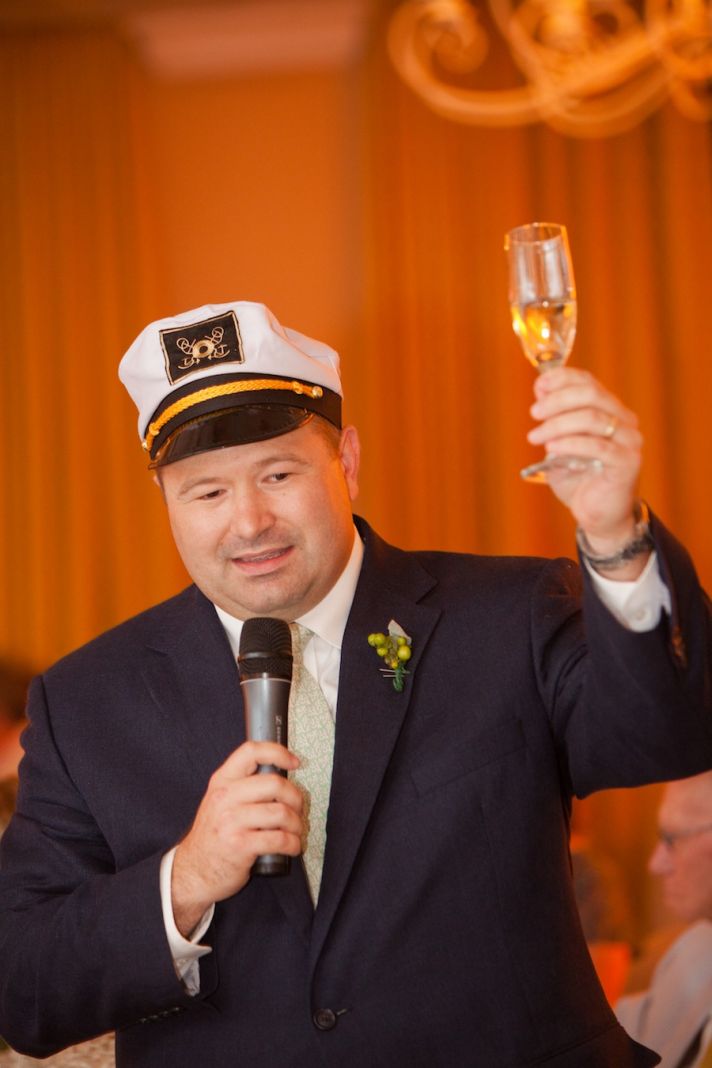 Real Wedding Beach Throo Williams Photography by Verdi Green reception speech