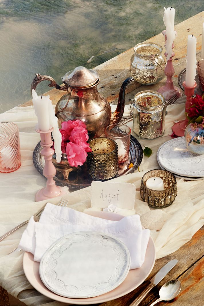 summer wedding tablescape decor from BHLDN