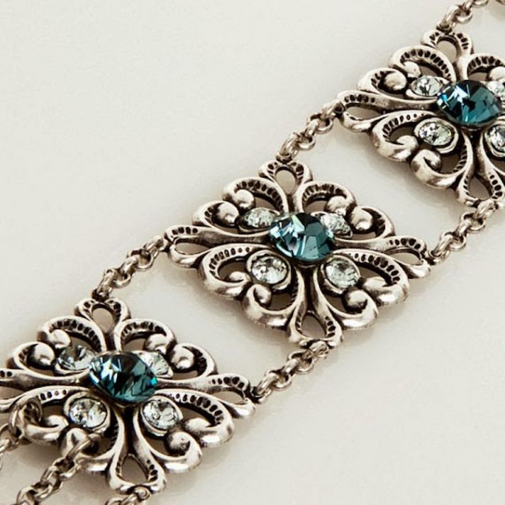 Old world bridal bracelet