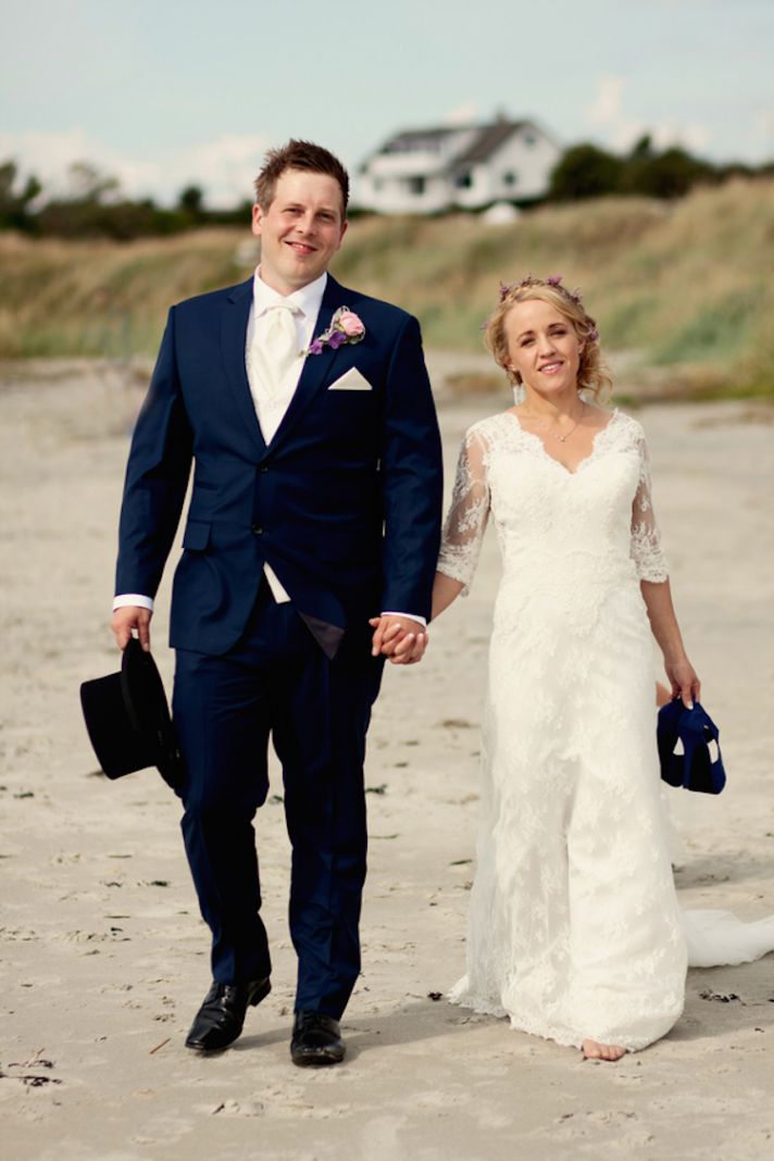 Norwegian couple on the beach