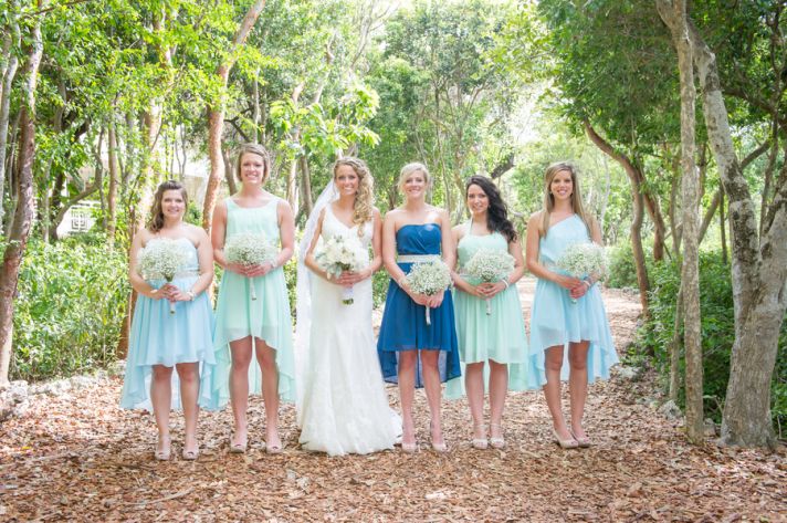 Beachy Bridal Party