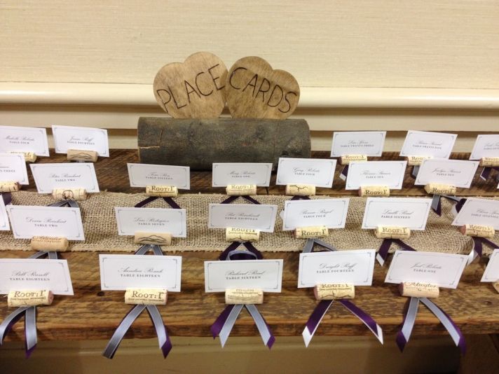 Cork Holders For Escort Cards