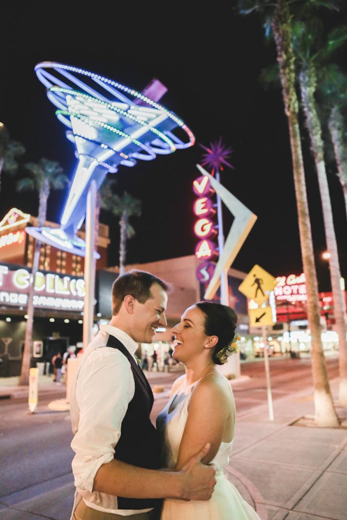 Newlyweds in Vegas