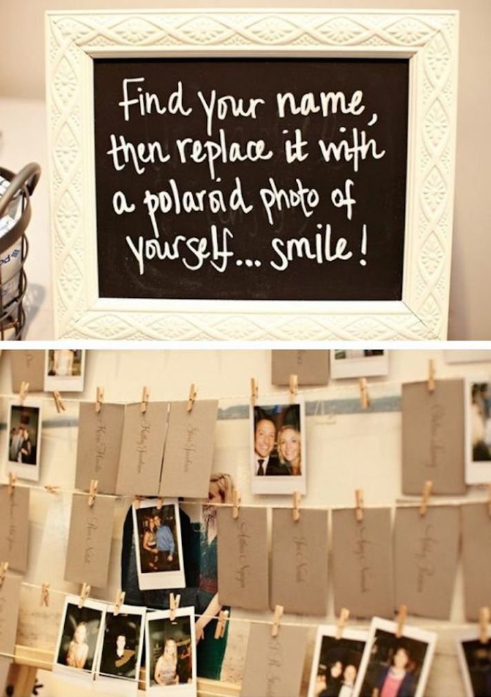 Polaroid Picture Guest Book