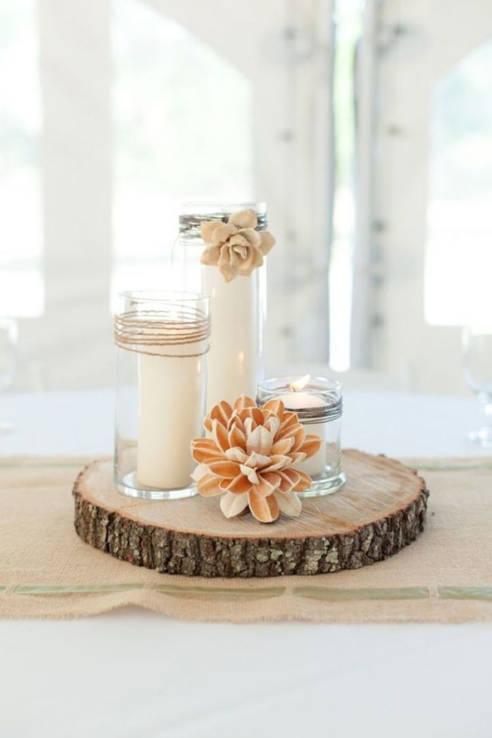 Simple and Beautiful Candle Centerpieces