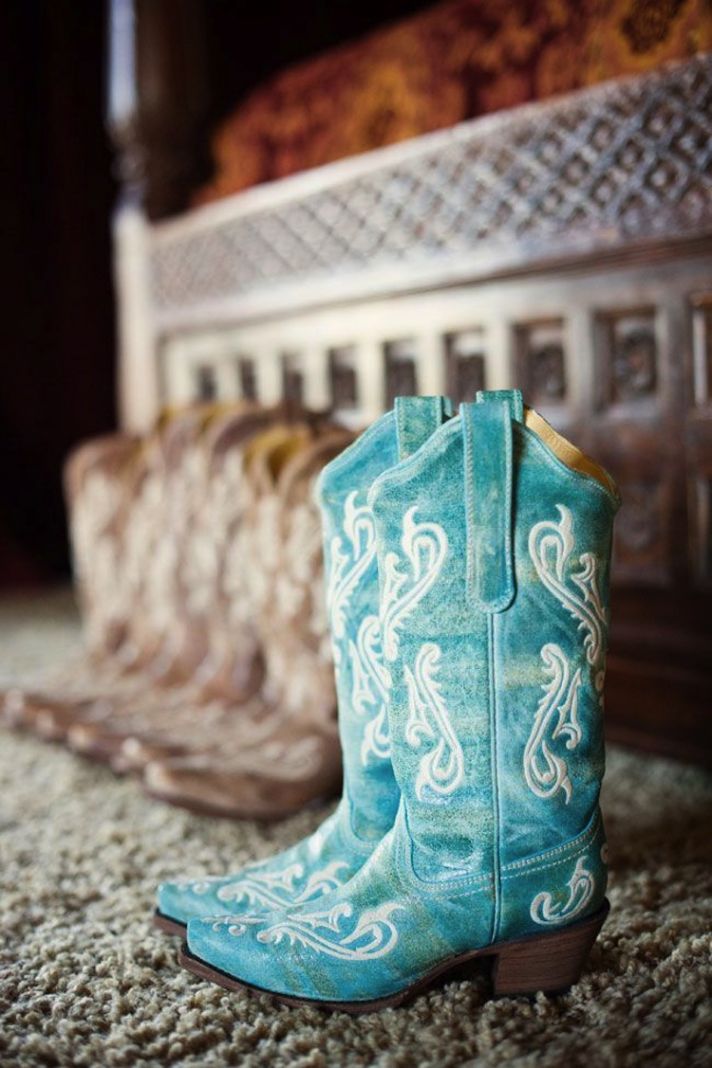 Blue Cowboy Boots