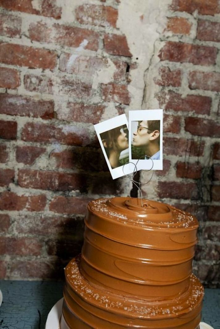 Photos on a Cake
