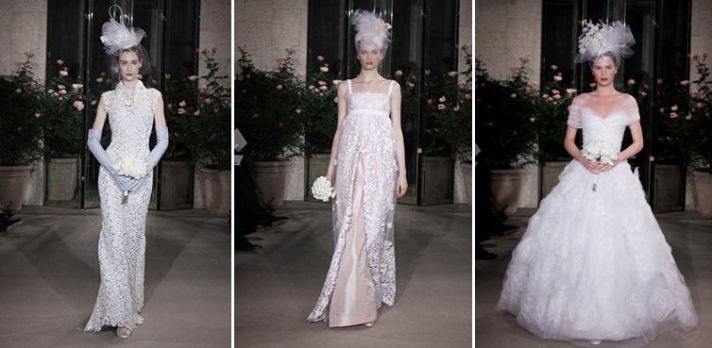 Oscar de la Renta- Spring 2010 bridal collection- mid-1940s film noir feel