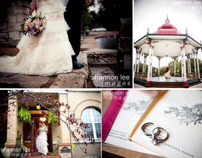 shannon-lee-vintage-ruffled-tiers-ivory-beaded-wedding-dress-white-wine-gold-black-wedding-programs-diamond-engagement-rings