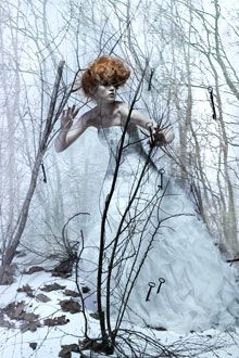 Whimsical Miss Kelly strapless wedding dress adorned with Swarovski crystals