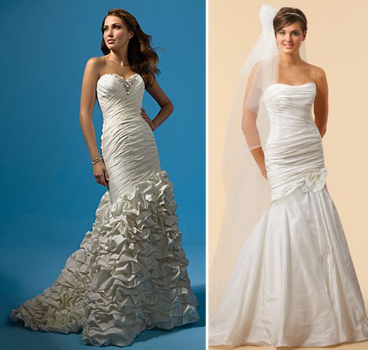 Alfred Angelo and Watters wedding dresses- similar to Khloe Kardashian’s Vera Wang number