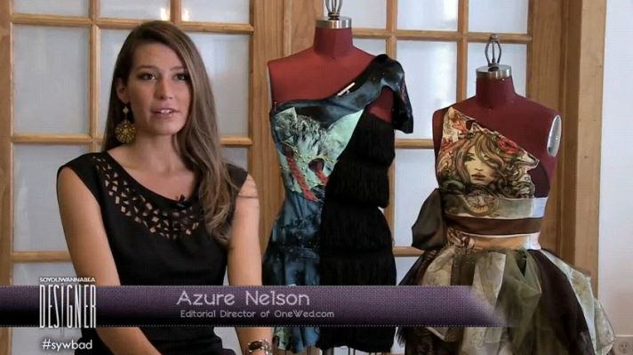 See OneWed guest judge on SYWBAD and watch Savvy Scoop’s editor share her passion for bridal style