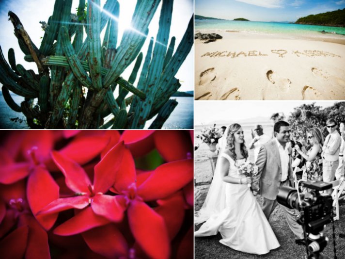 Tropical destination wedding venue in St. John