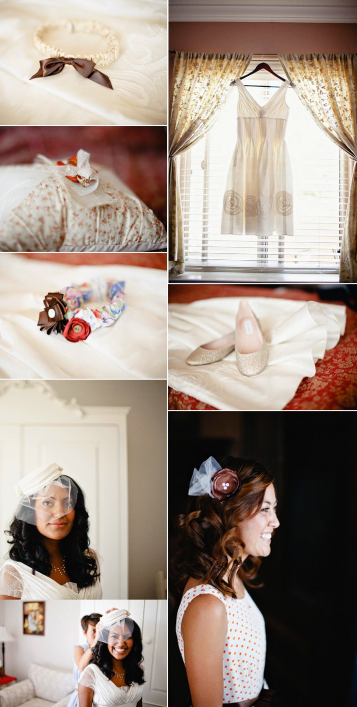 Real California weddings- vintage bride, barn wedding venue by Matthew Morgan Photography