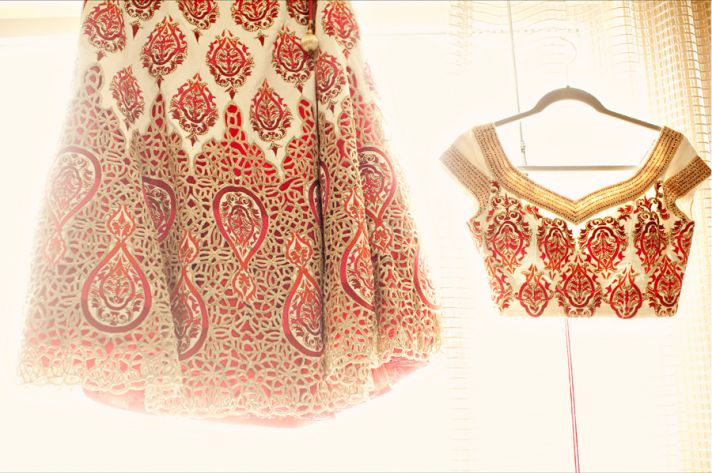 multi cultural weddings indian bride wedding sari attire