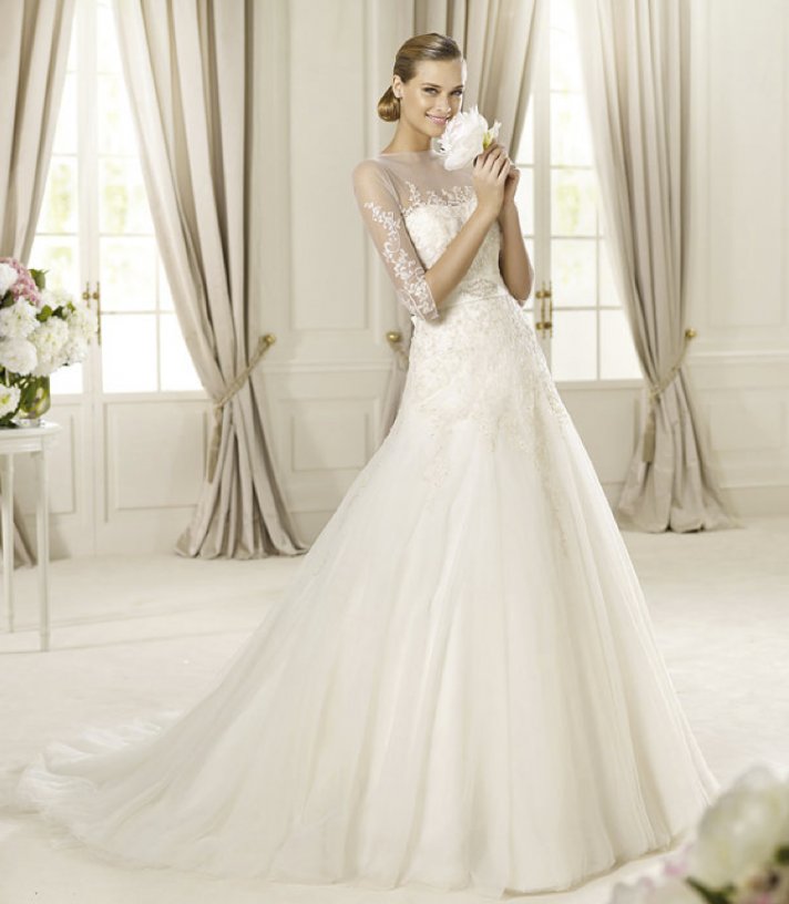 2013 wedding dress Pronovias Glamour collection bridal gowns Duquesa