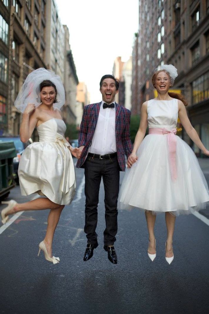 vintage inspired wedding dresses for the city bride Fancy NYC