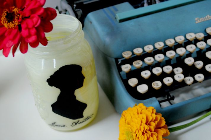 things brides love Mason Jar wedding reception decor centerpieces silhouette
