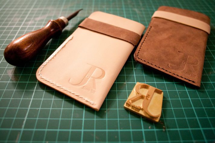 5 easy ways to personalize the wedding DIY weddings leather stamp