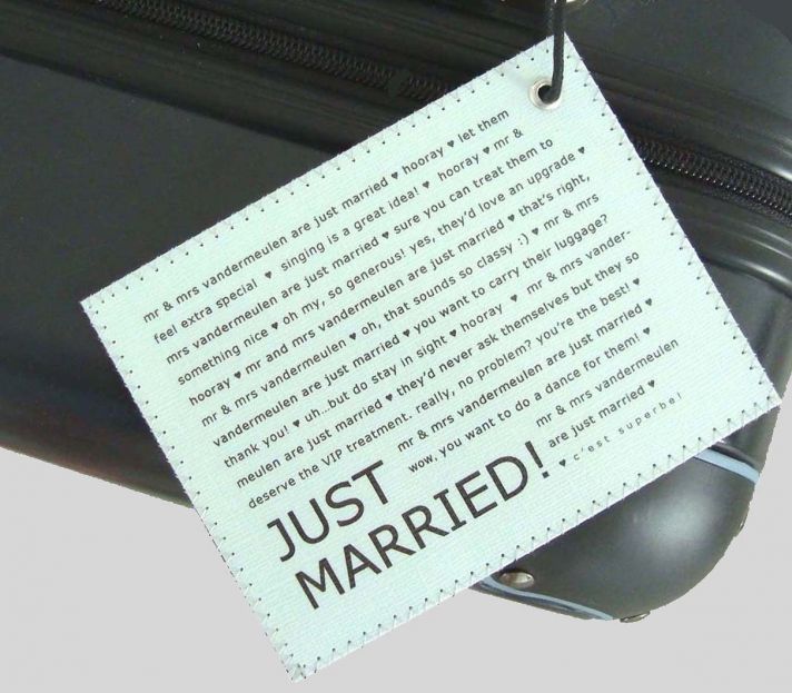 good bad ugly of bachelorette party gifting luggage tags