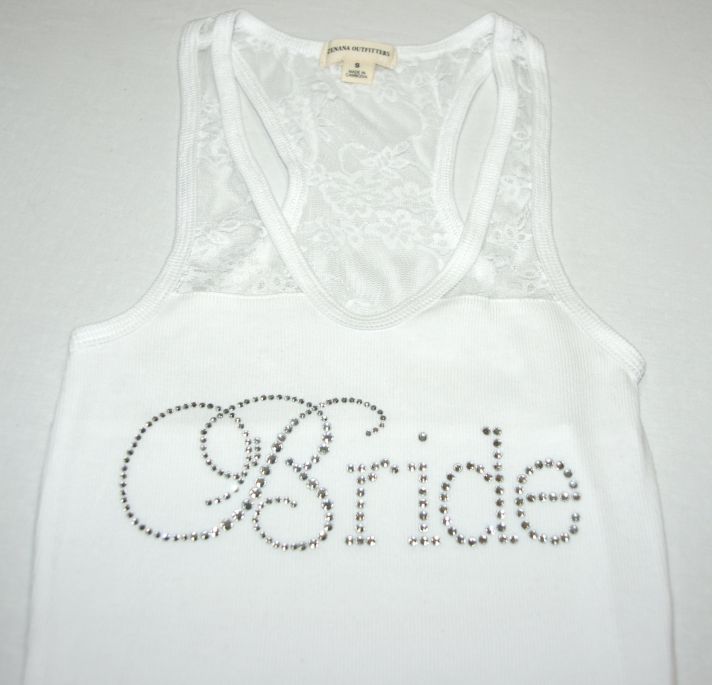 generic bachelorette party gift Bride tank