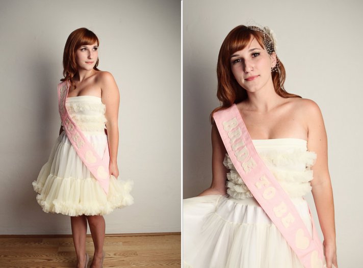 awesome bachelorette party gifts bride to be sash light pink