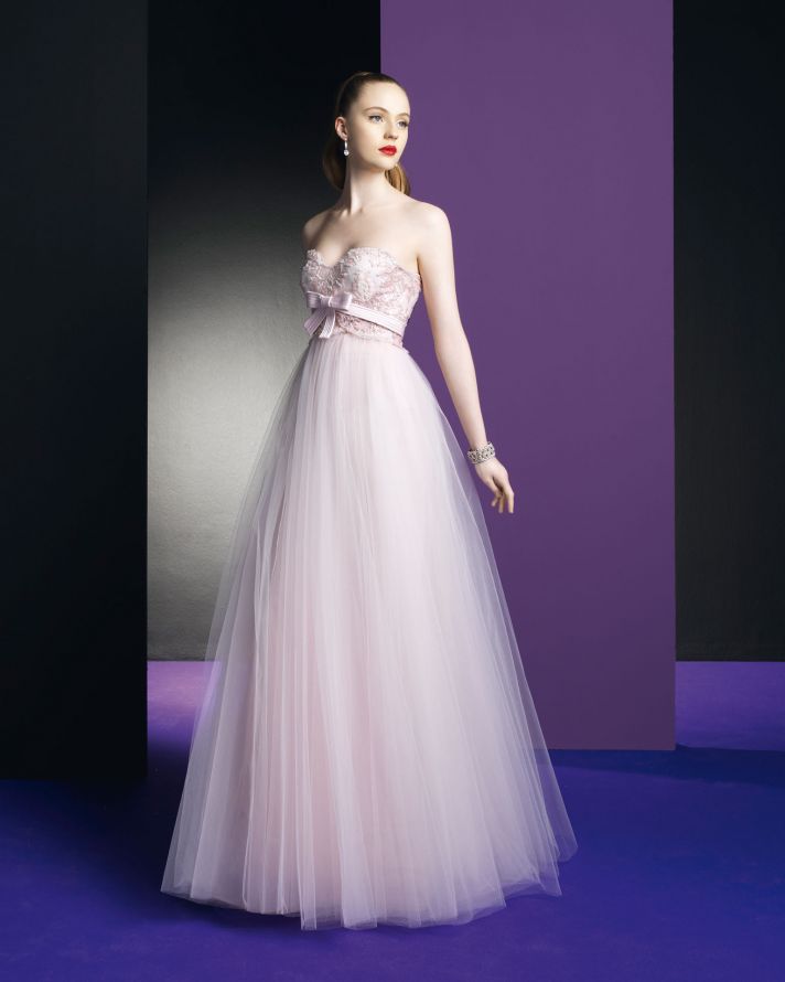 Jessica Biel bridal gown lookalikes alita graham pink wedding dress Zuhair Murad