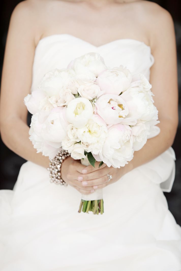 Soft Pink Peony Bridal Bouquet Classic California Wedding