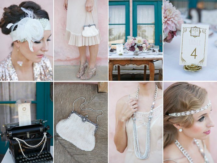 Great Gatsby Wedding Theme Bridal Style 2