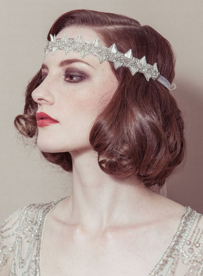 Vintage Bridal Headband Great Gatsby