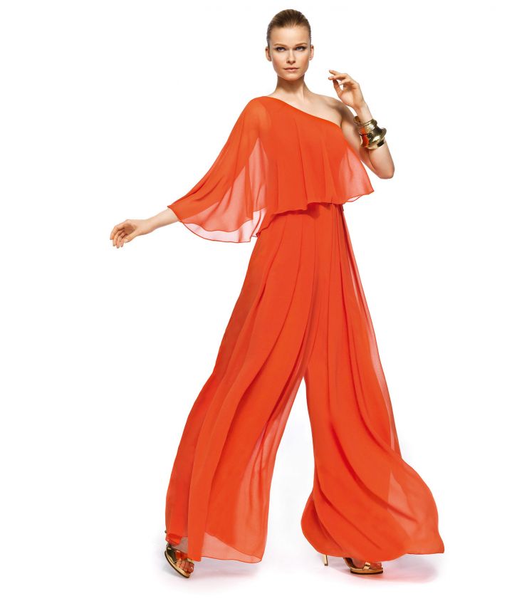Orange MOB attire pants suit