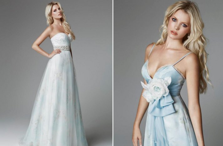 Light blue wedding dresses for 2013