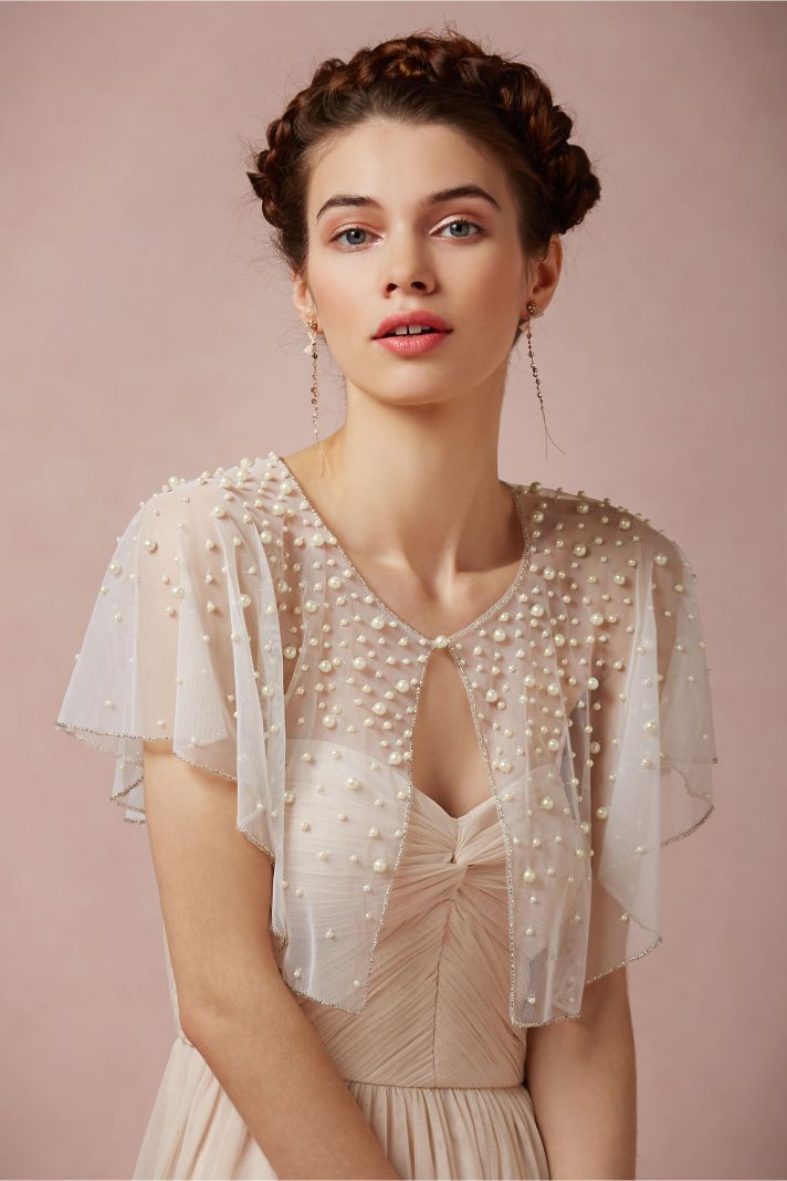 Scattered Pearl Caplet by BHLDN
