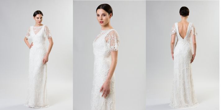 necklines we love junko yoshioka summer spring 2014 wedding dress marzipan