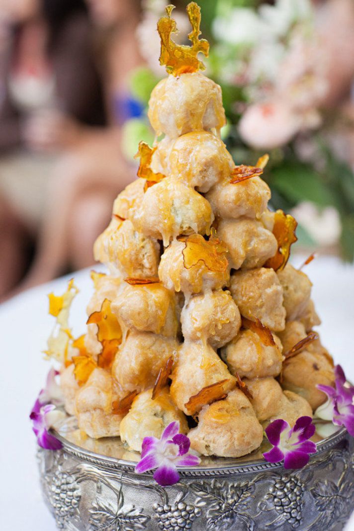 Croquembouche wedding cake alternative