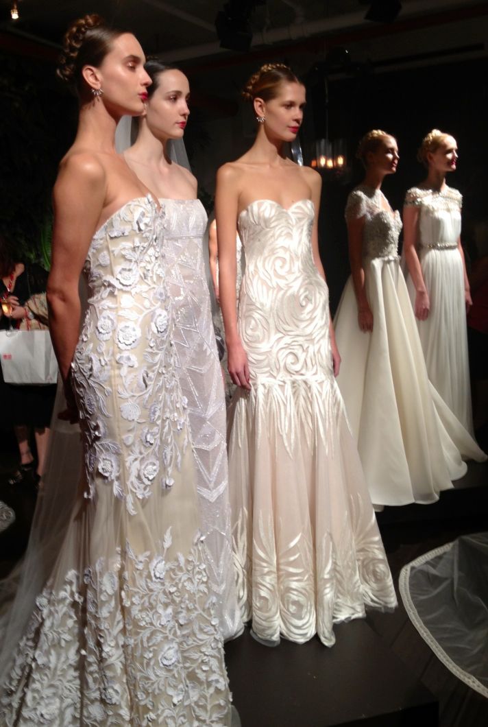 Naeem Khan bridal 2014 garden embellishments 2
