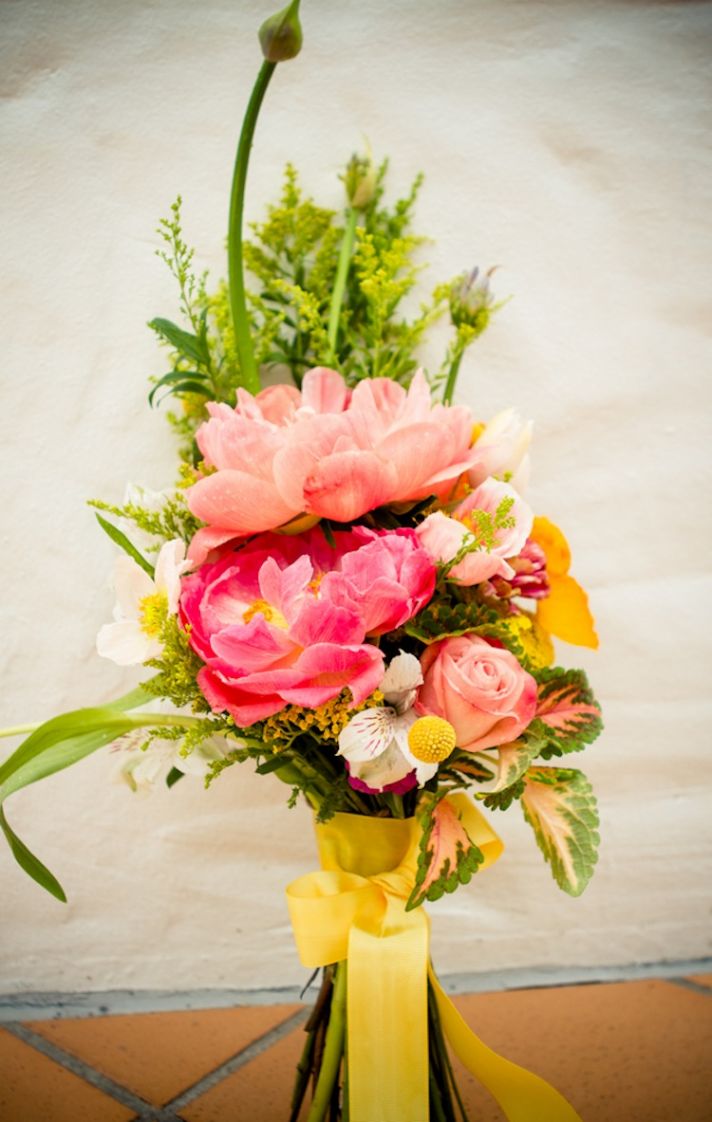 Bridal bouquet for the beach