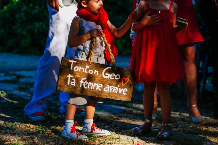 French ceremony sign