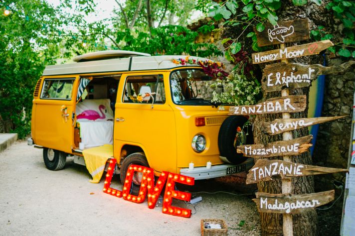 Love bug getaway car