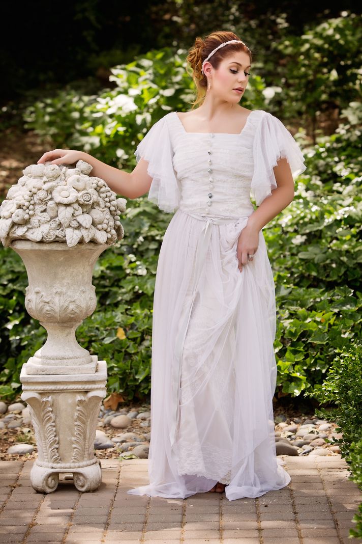 Romantic vintage gown by Amy Jo Tatum