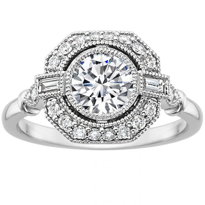 Vintage Bezel set Diamond