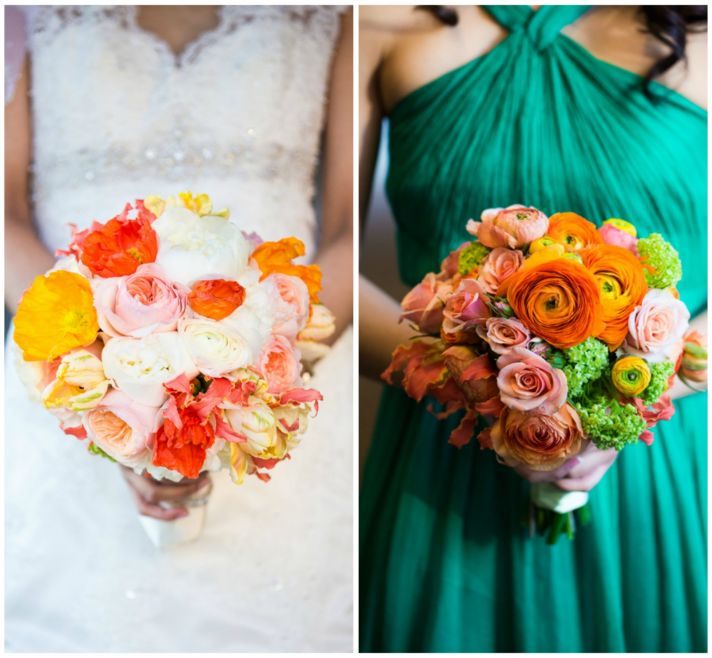Vibrant Orange Based Bouquets
