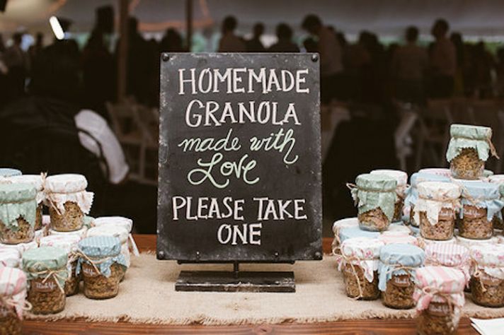 Homemade Granola Favor