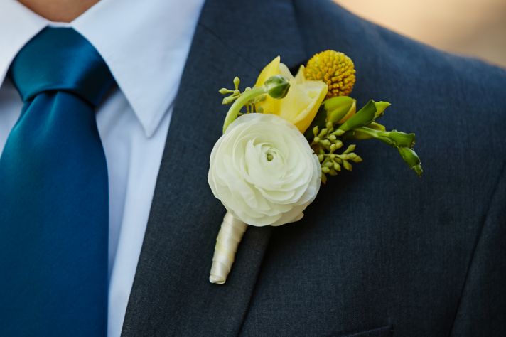 Beautiful Groom Boutonniere