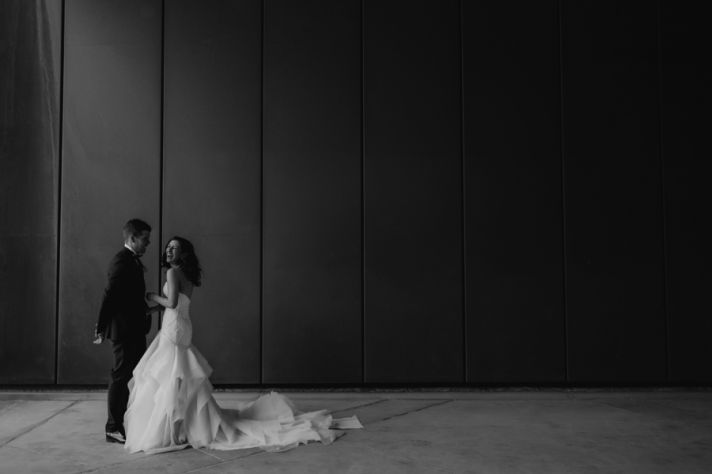 Dramatic Romance in Black and White