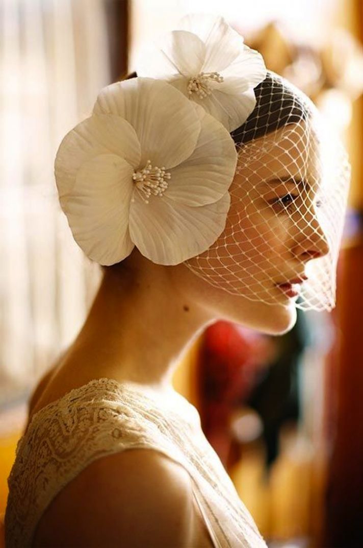 Large Flower Veil