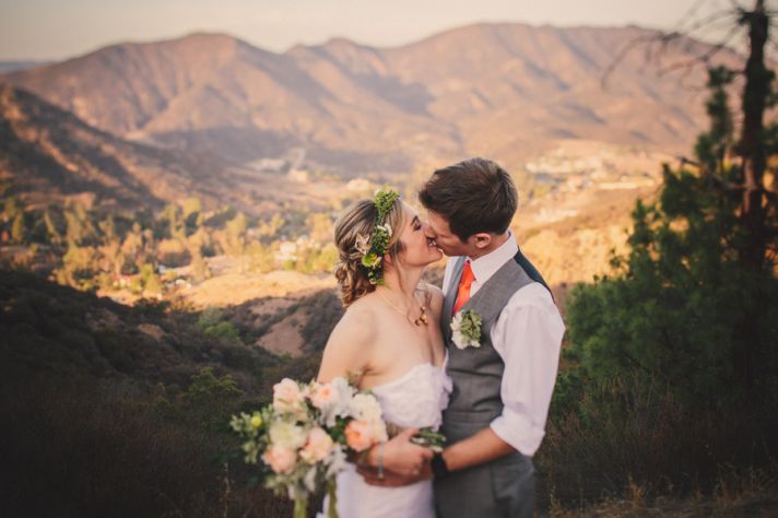 Wedding Photo in the Mountains